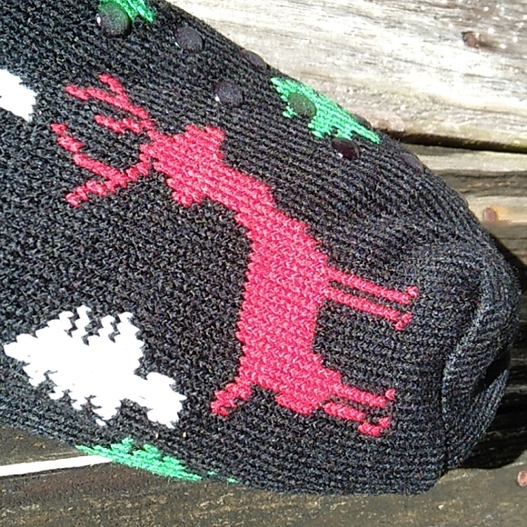 Nwt Christmas Sherpa Lined Booties - Picture 5 of 5